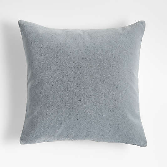 Mist 20"x20" Reversible Faux Mohair Linen Throw Pillow