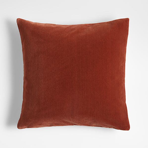 Crate & and Barrel FELICIA Orange NWT NEW 18" PILLOW COVER 