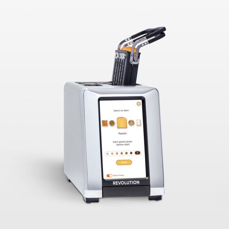 Revolution InstaGLO® R180 Stainless Steel 2-Slice Smart Toaster with Bonus Toastie Press