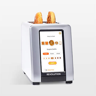  Revolution R180S Touchscreen Toaster, 2-Slice Smart Toaster  with Patented InstaGLO Technology & Panini Mode: Home & Kitchen