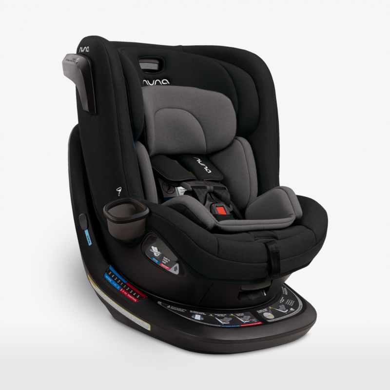 Nuna REVV Caviar Black Convertible Rotating Baby Car Seat + Reviews ...