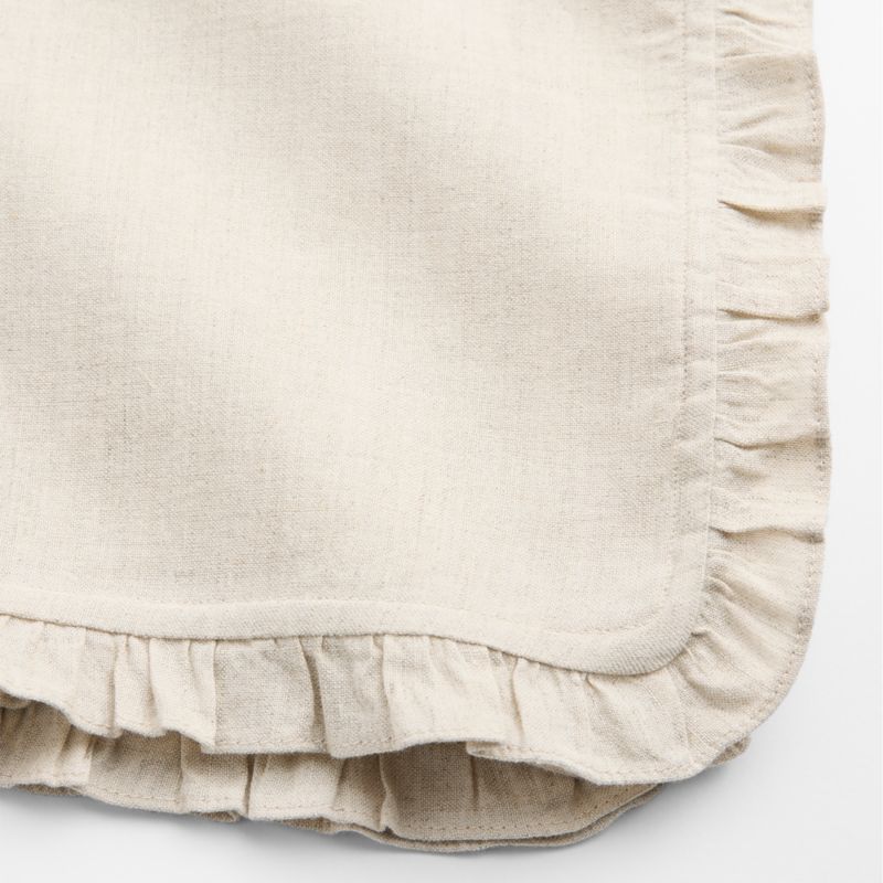 Ruffle Natural Cotton Linen Blend, Set of 4 - image 1 of 4