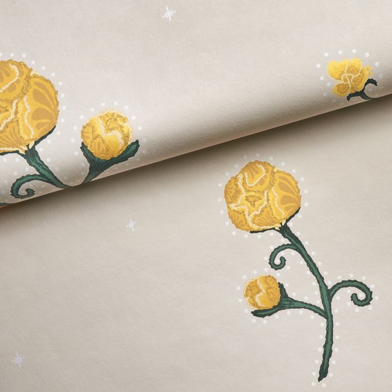 Backdrop Rhinestone Cowboy Bright Yellow Wallpaper - image 3 of 5