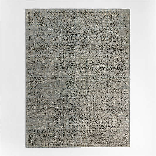 Rhodes Performance Traditional Blue Handknotted Area Rug