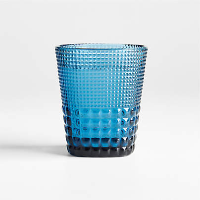 Rhodes 11.5-oz. Blue Textured Double Old-Fashioned Glass