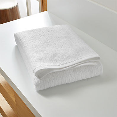View Ribbed White Bath Sheet details