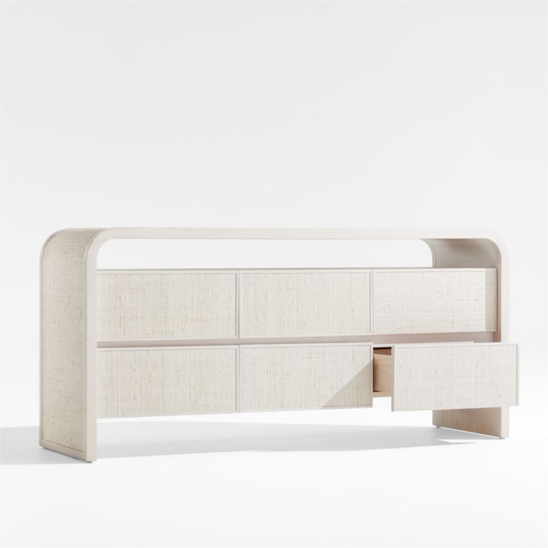 Rica Grasscloth 6-Drawer Dresser by Leanne Ford - image 4 of 8