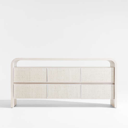 Rica Grasscloth 6-Drawer Dresser by Leanne Ford