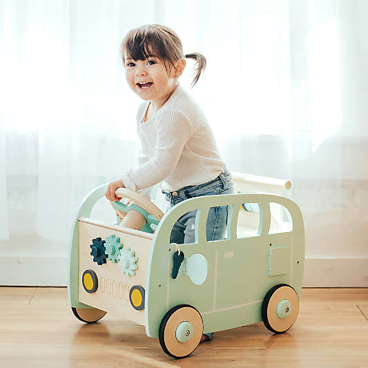 Wonder & Wise by Asweets Toddler Ride & Stride Push Walker/Ride On Toy