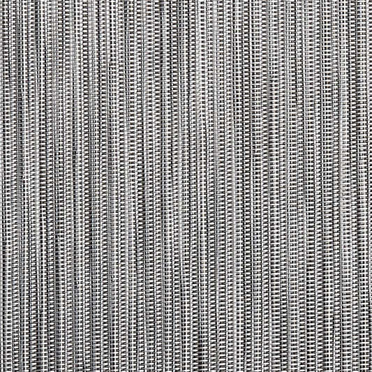 Chilewich ® Ridge Rectangular Silver Vinyl Placemat