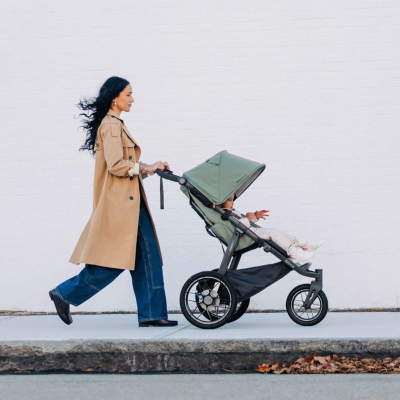 UPPAbaby ® Ridge V2 Evelyn Green Foldable Jogging Baby Stroller - image 3 of 13