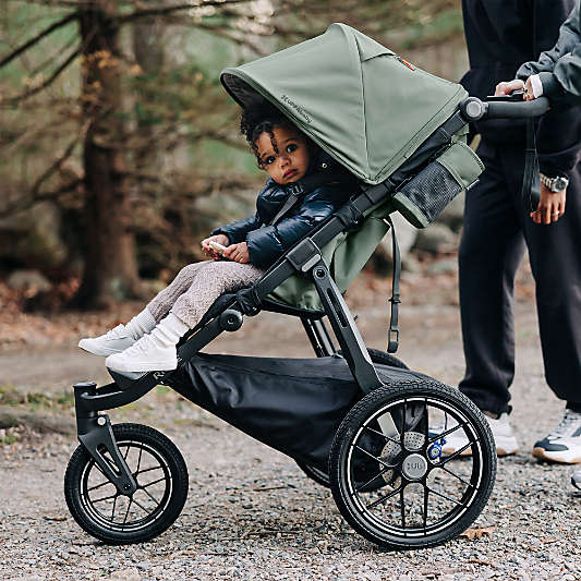 UPPAbaby ® Ridge V2 Evelyn Green Foldable Jogging Baby Stroller