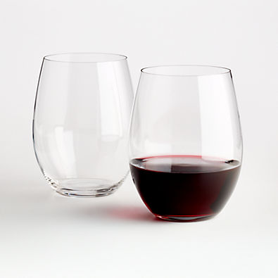 View Riedel O 21-Oz. Stemless Cabernet/Merlot Wine Glasses, Set of 2 details