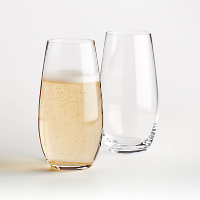 View Riedel O 9-Oz. Stemless Champagne Glasses, Set of 2 details