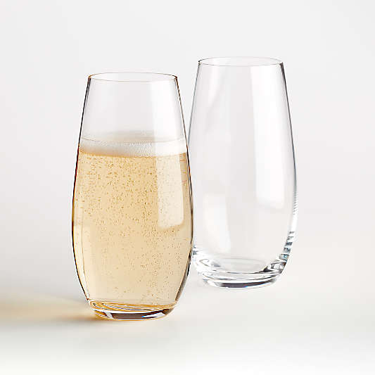 Riedel O Stemless Champagne Glasses, Set of 2
