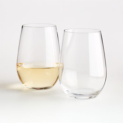 View Riedel O 13-Oz. Stemless Riesling/Sauvignon Blanc Wine Glasses, Set of 2 details