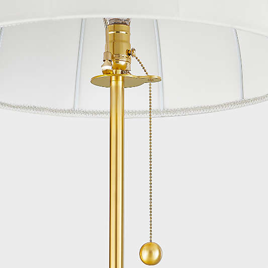 Riga Brass Floor Lamp