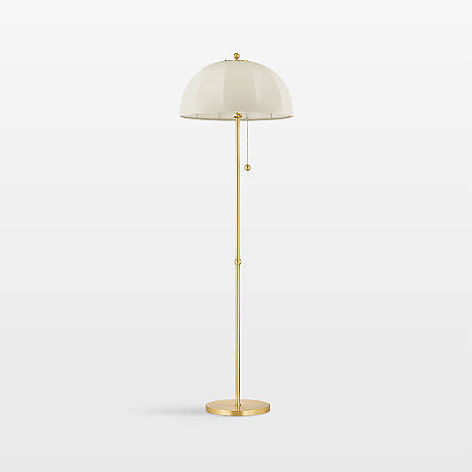 Riga Brass Floor Lamp