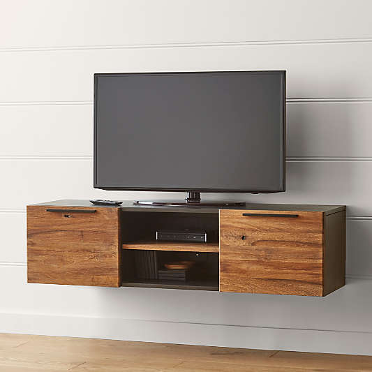 Rigby Natural 55" Small Floating Media Console