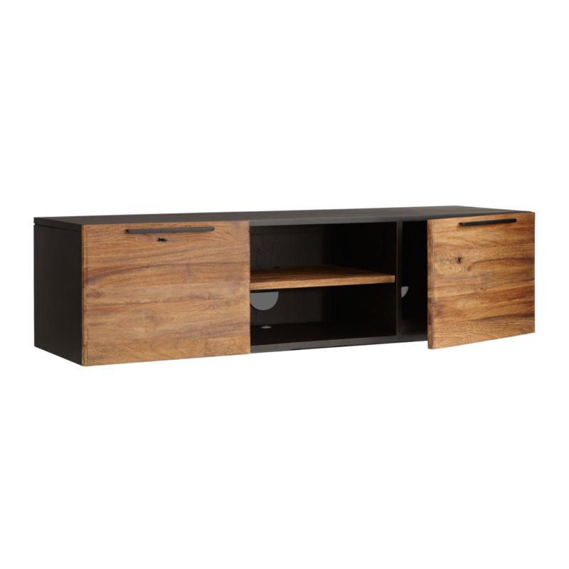 Rigby Natural 55" Small Floating Storage Media Console - image 7 of 12