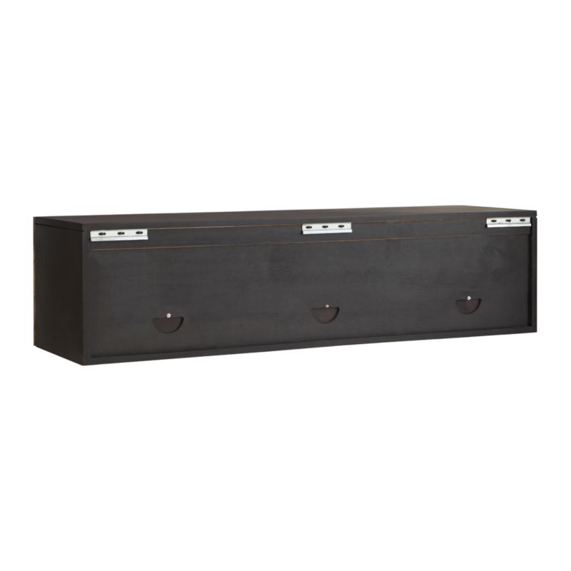 Rigby Natural 55" Small Floating Storage Media Console - image 9 of 12