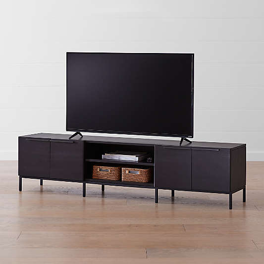 Rigby 80.5" Wenge Media Console with Base