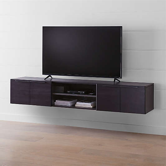 Rigby 80.5" Large Floating Wenge Media Console