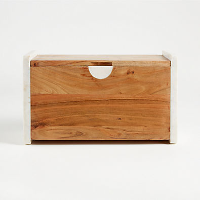 View Rima Acacia and Marble Bread Box details
