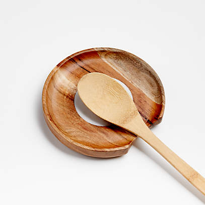 Rima Acacia and Marble Spoon Rest