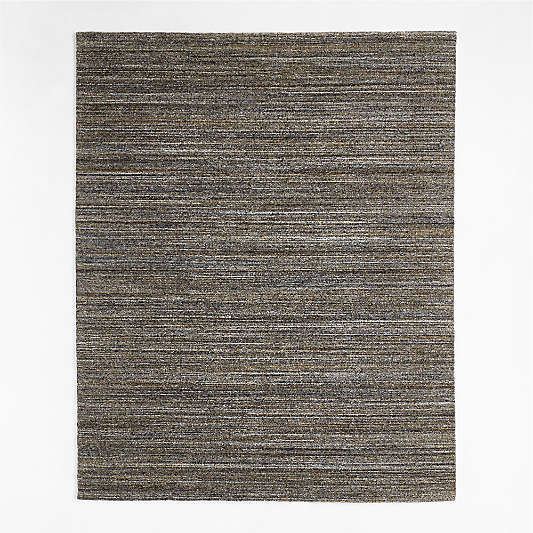 Rimini Wool Loop Dark Grey Area Rug 8'x10'