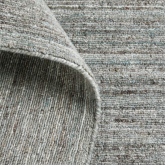 Rimini Wool Handwoven Steel Blue Area Rug 10'x14'