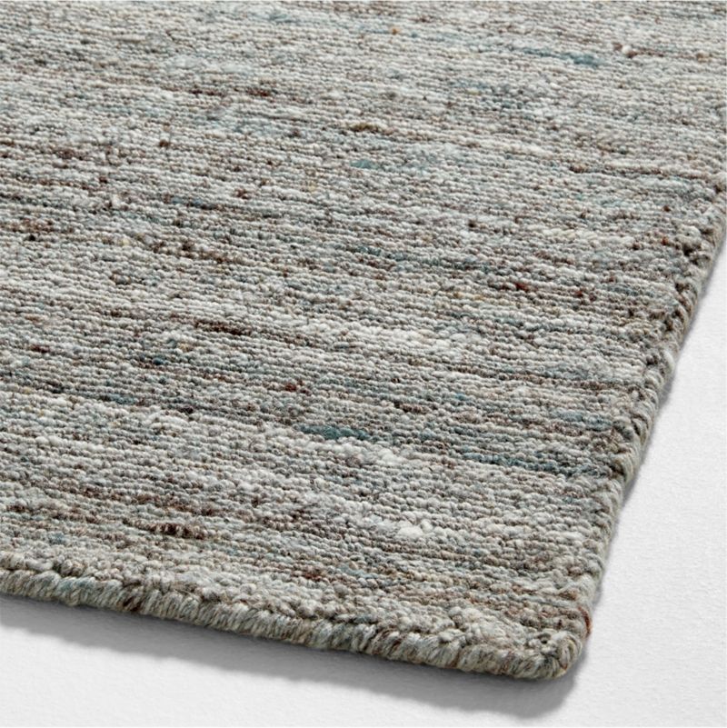 Rimini Wool Loop Steel Blue Rug Swatch 12"x18" - image 7 of 6