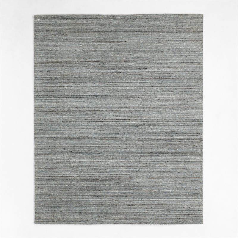 Rimini Wool Loop Steel Blue Rug Swatch 12"x18" - image 1 of 6