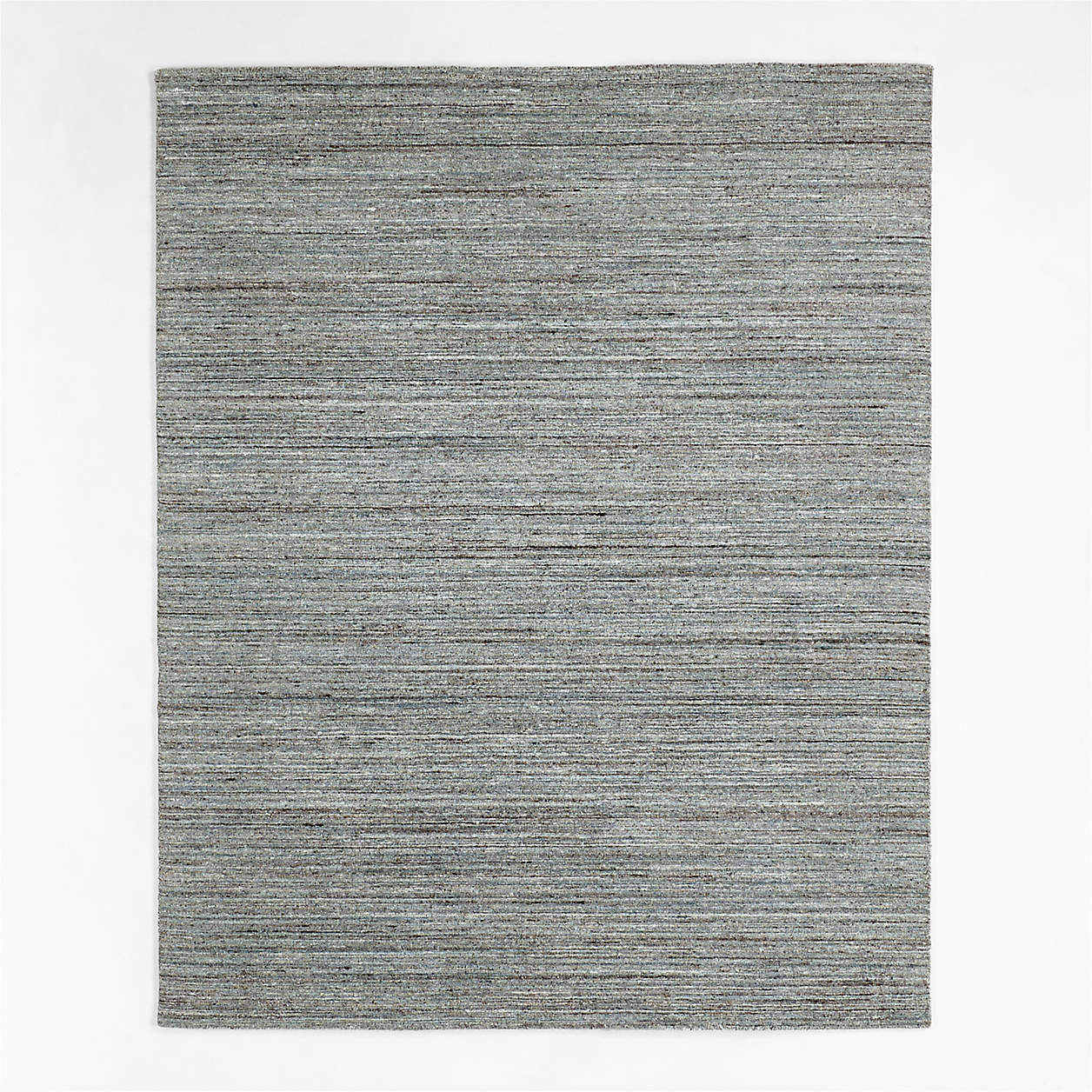 Loop Style Rug Rimini Wool Loop Steel Blue Area Rug 9'x12' + Reviews | Crate & Barrel