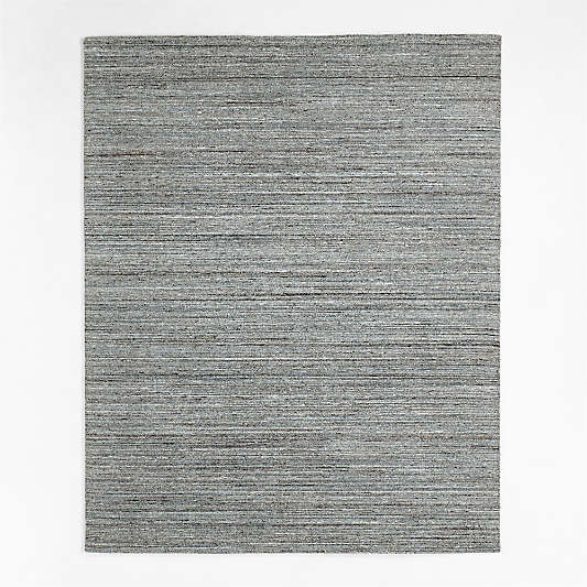 Rimini Wool Loop Steel Blue Area Rug 9'x12'