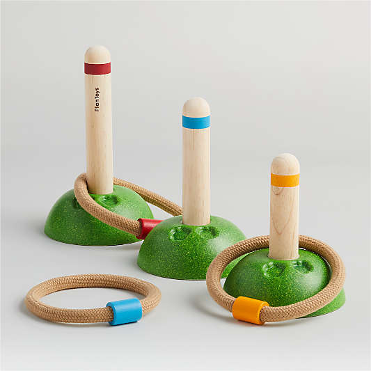 Plan Toys Meadow Wooden Ring Toss Game