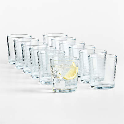 Rings 12-Oz. Double Old-Fashioned Glasses, Set of 12