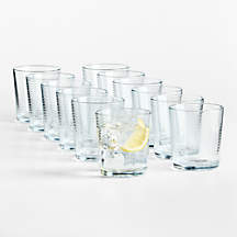 12-Oz. Double Old-Fashioned Glasses, Set of 12 Crate & Barrel