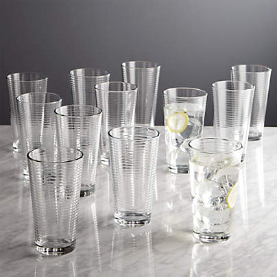 Rings 16-Oz. Cooler Glasses, Set of 12