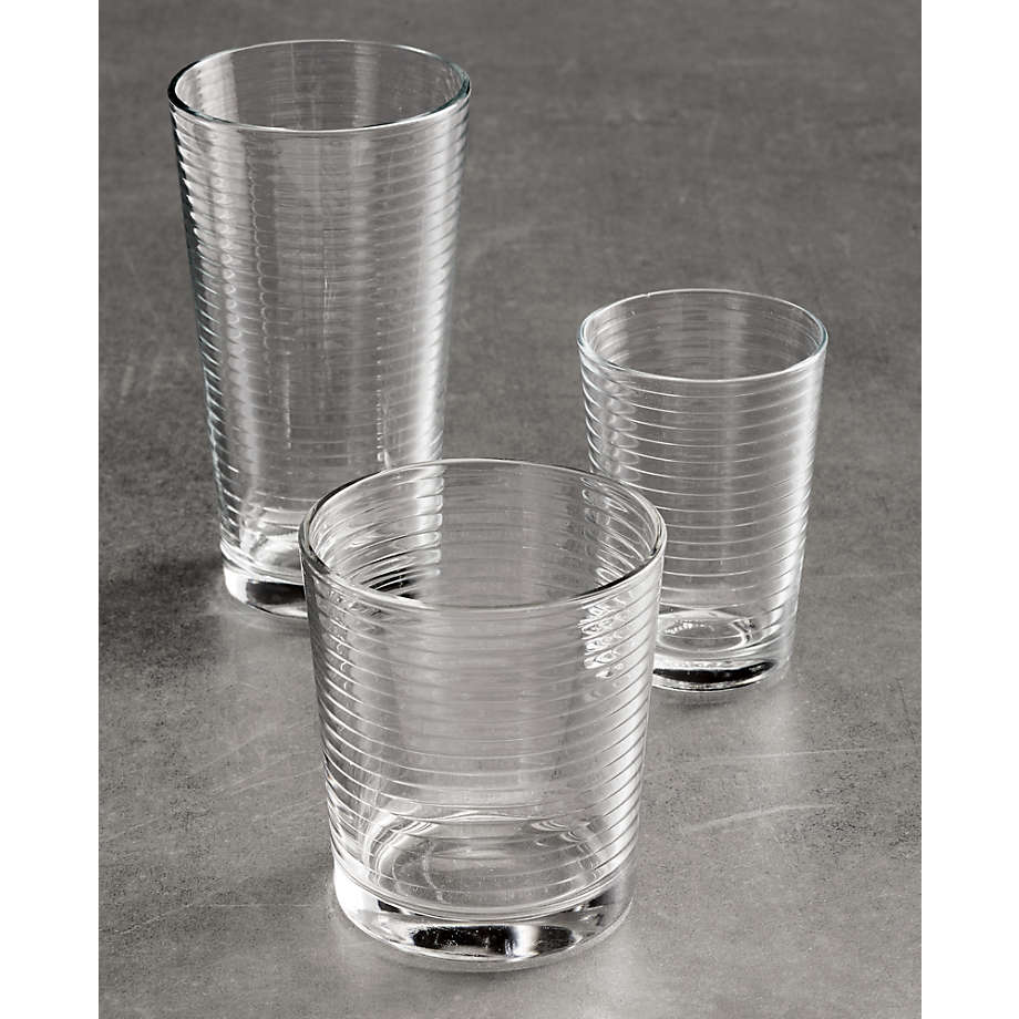 Rings Juice Glasses, Set of 12 + Reviews | Crate & Barrel