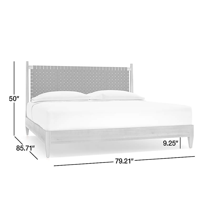 Crate and barrel rio king deals bed