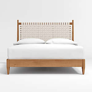 Beds Headboards Crate And Barrel, Queen Size Headboard And Frame