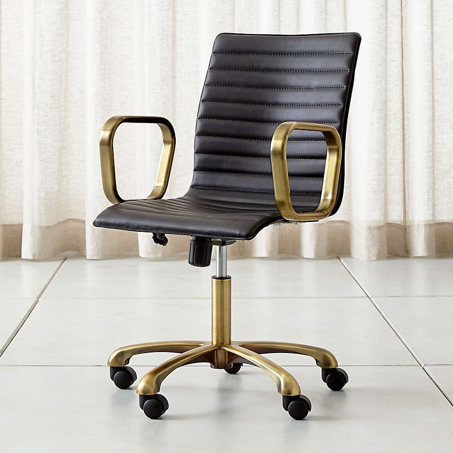 Desk chair brass new arrivals