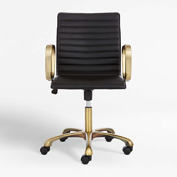 black desk chair