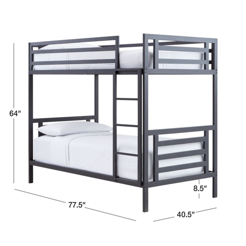 River Metal Kids Bunk Bed | Crate & Kids