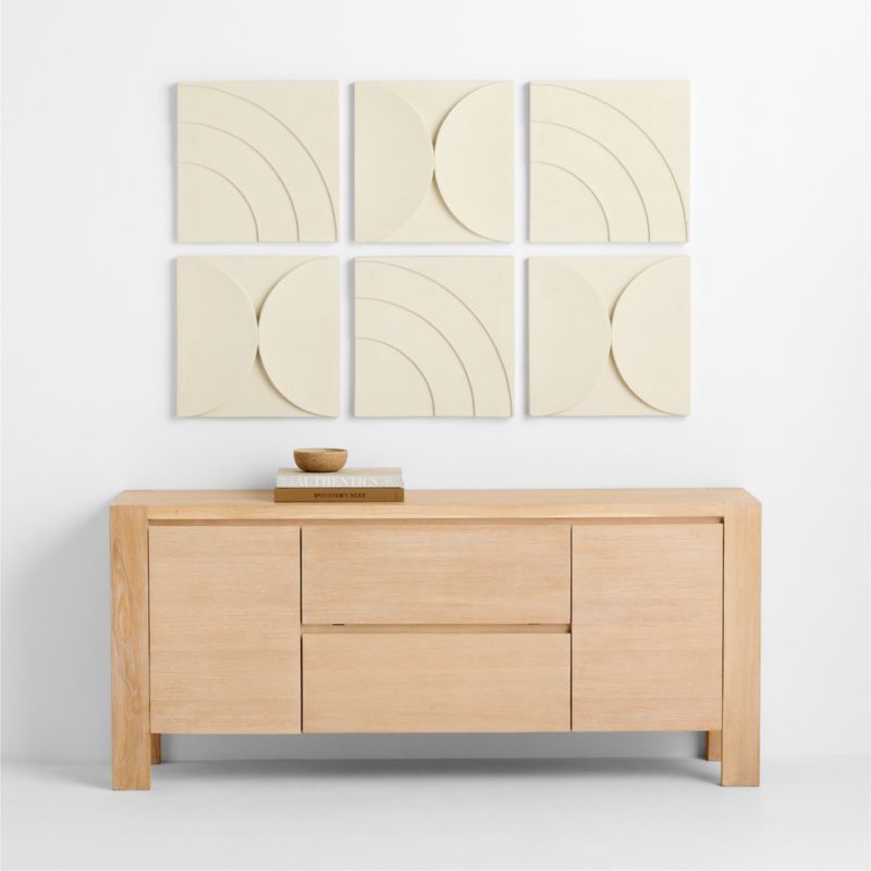 Riverside Semi Circles & Sutton Arches Wall Art Tiles Set of 6 - image 1 of 3