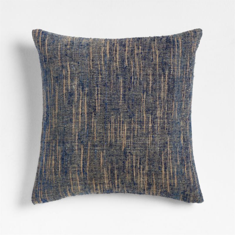 Riviera 20"x20" Light Navy Throw Pillow with Feather Insert - image 0 of 2