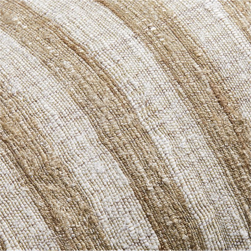 Riviera Stripe 36"x16" Arcadia Tan Brown Throw Pillow Cover - image 3 of 7