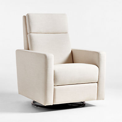 View Rixby Natural Nursery Power Recliner Swivel Recliner Chair details