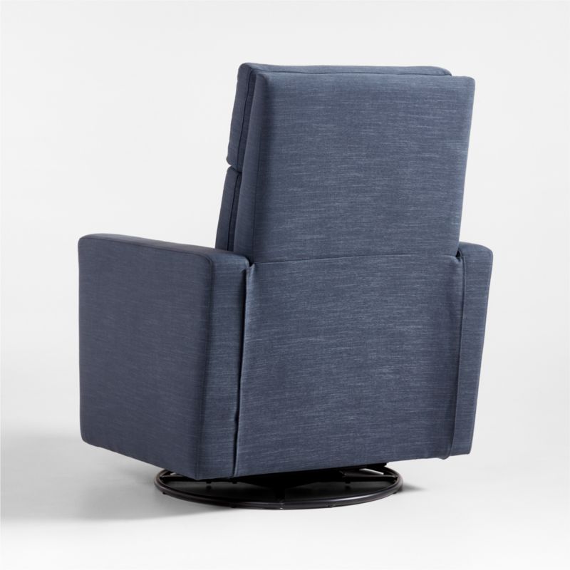 Navy blue glider recliner hotsell